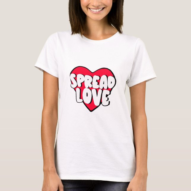 Dispersar T-shirt Com Amor (Frente)