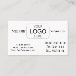 Disposição de cartão de visita