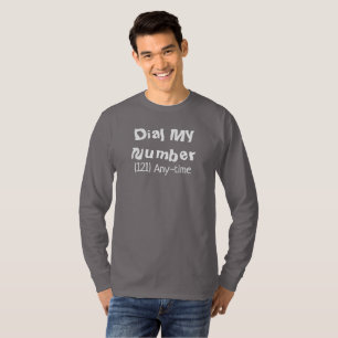 Disque meu número T-Shirt