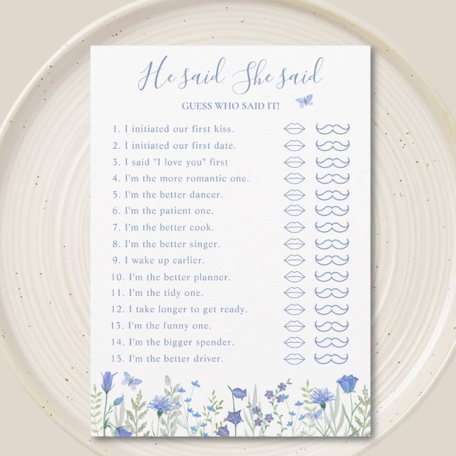 Disse Que Disse Cartão De Jogo De Chá de panela (Criador carregado)