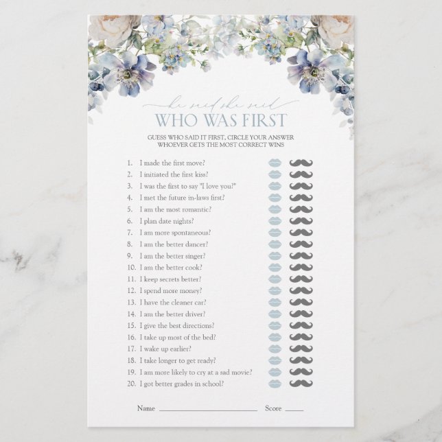 Disse Que Disse O Jogo Do Chá Azul Dusty (Frente)