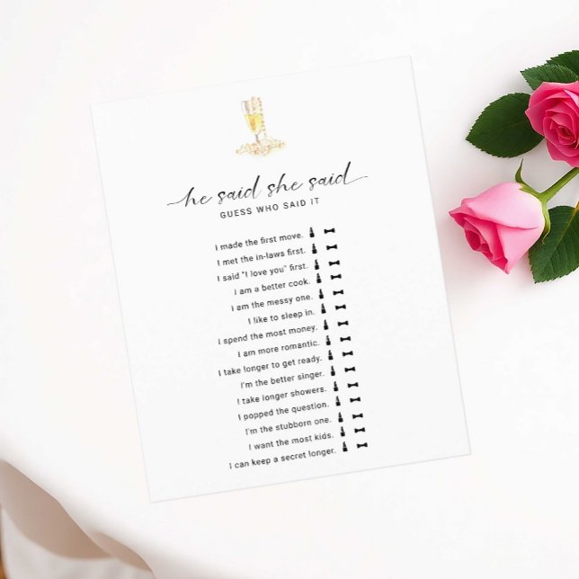 Disse Que Disse Que Pearls Chá de panela Prosecco (Criador carregado)