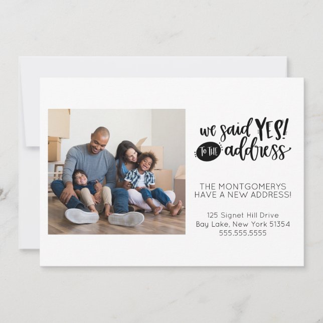 Dissemos Sim ao Anúncio de Movimentação do Endereç (Frente)