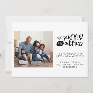 Dissemos Sim ao Anúncio de Movimentação do Endereç