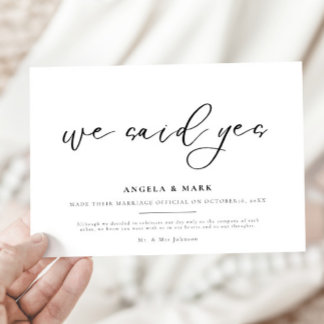 Dissemos Sim Noivado Casamento Anúncio