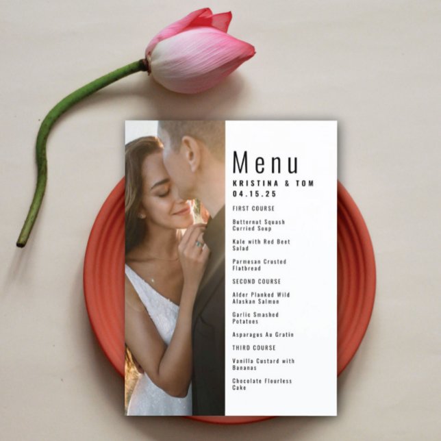 Dissipação de um menu fotográfico (Criador carregado)