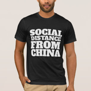 DISTANCIAMENTO SOCIAL DA CHINA CAMISETAS