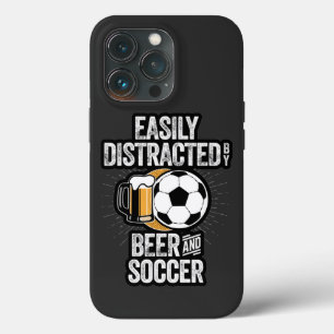 Distraído facilmente por Beer e Soccer Case-Mate i