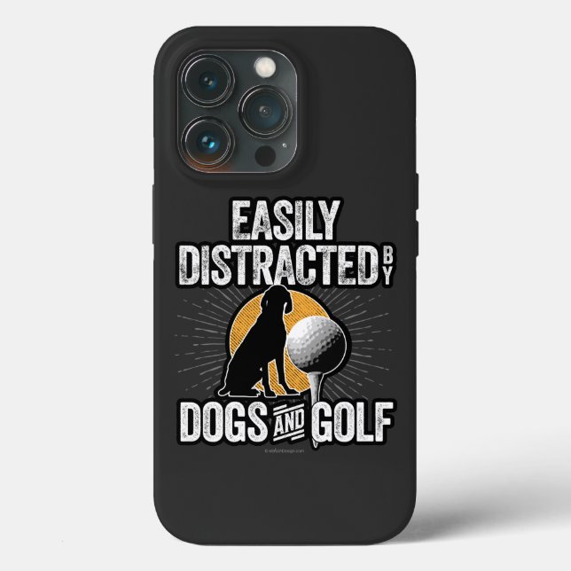 Distraído facilmente por Cães e Estaleiro de Golf  (Verso)