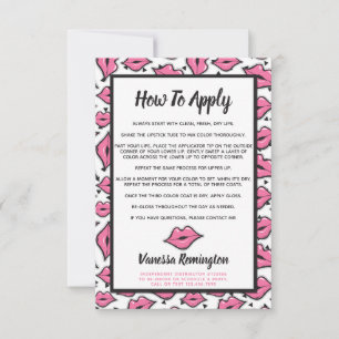 Distribuidor Lipstick Como aplicar / dicas e truqu