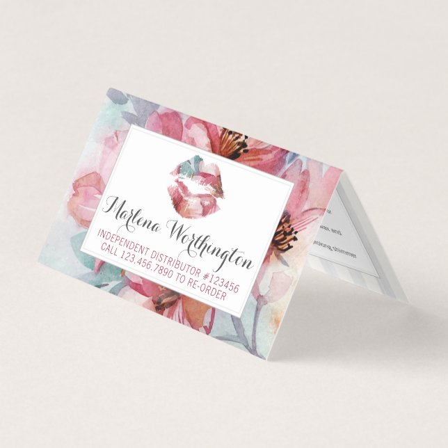 Distribuidor Lipstick Como aplicar / dicas e truqu (Frente)