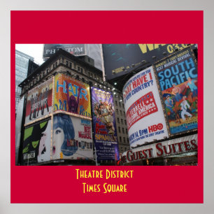 Distrito de Teatro - Poster da Times Square