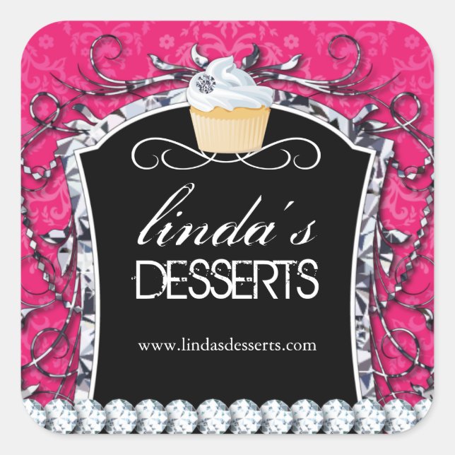 Diva cupcake - Etiquetas de embalagem (Frente)