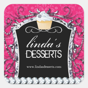 Diva do cupcake - etiquetas de empacotamento