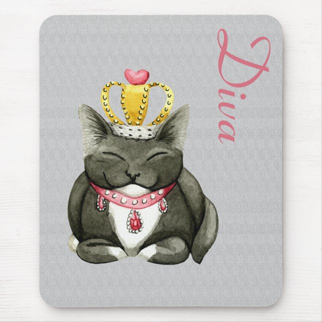 Diva Princess Gatinho Mousepad (Frente)