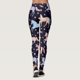 Diva Style unicorn impressão em design de leggings