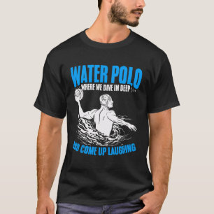 Dive Na Equipe De Jogadores De Polo De Água Profun