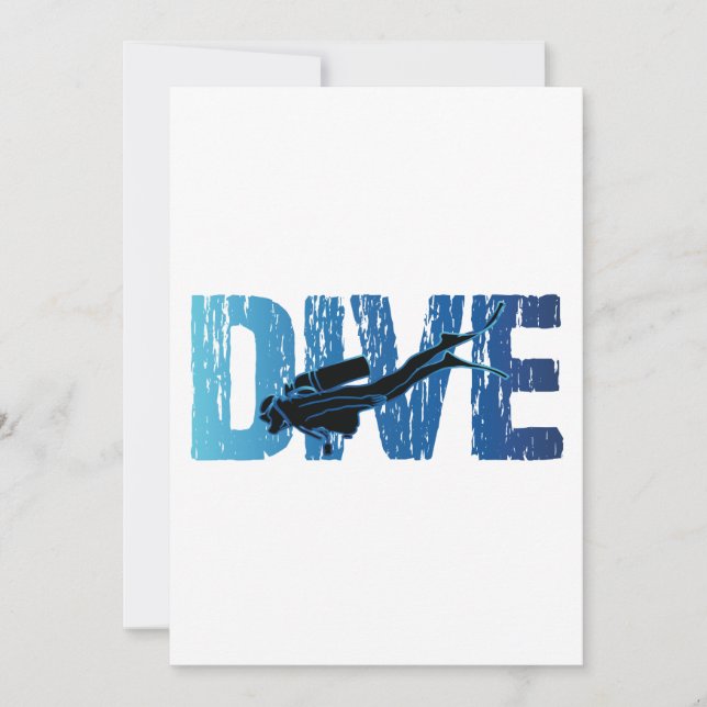 Dive Scuba Diver Horizontal (Frente)