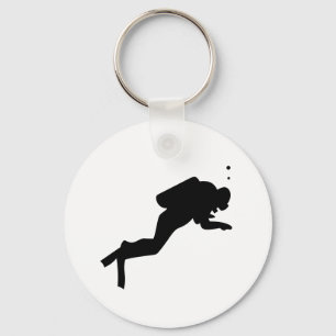 Diver Silhouette - Chaveiro