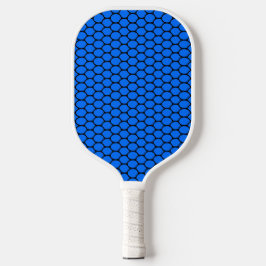 Diversão Azul Azul Preto Til Oval Honeycomb Padrão