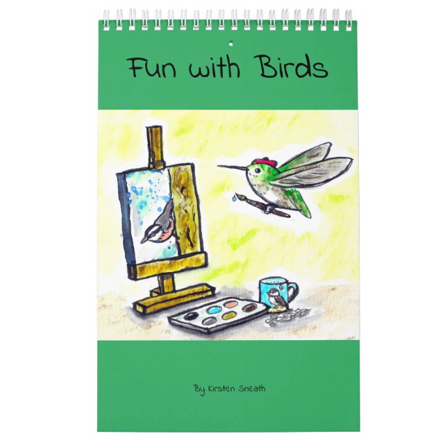Diversão com Calendário de Aves (Capa)