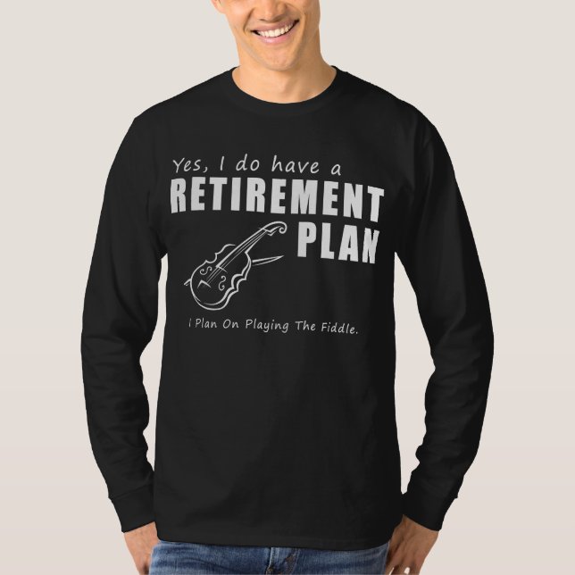 Diversão da aposentadoria: Design de camiseta engr (Frente)