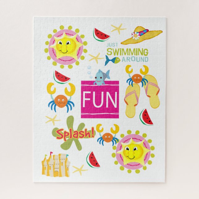 Diversão da Casa de quebra-cabeça Beach (Vertical)