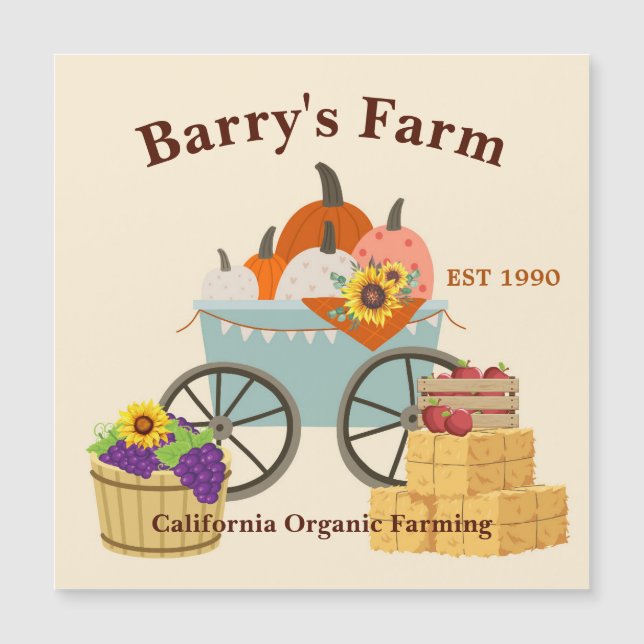 Diversão de Fazenda Personalizada (Frente)