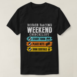 Diversão de Fim de Semana: Camiseta de Lista de Ve