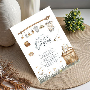 Diversão de pesca de Fralda noturna tardia Poster