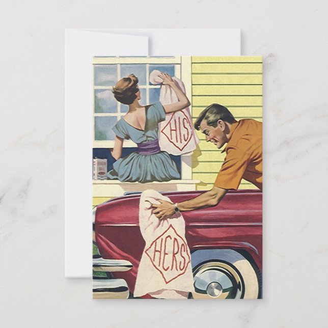 Diversão De Seus Convites Ao Chá De Casal (Frente)