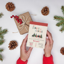 Diversão do Jingle e da Convite de festas de Natal