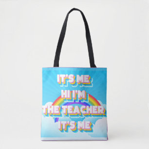 Diversão do Primeiro Dia: Professor Colorido Tote 