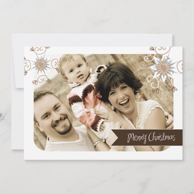 Diversão e Cartões de foto de Natal Whimsical (5x7 (Frente)