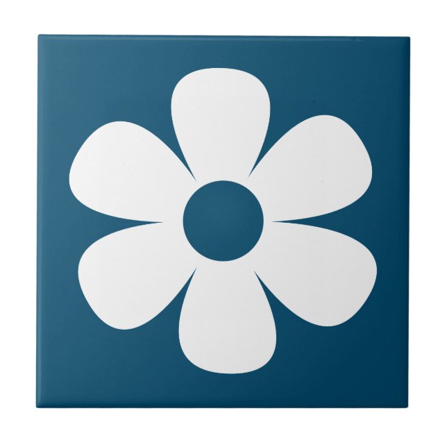 Diversão e Funky 60s 70s Azulejo de cerâmica retro (Frente)