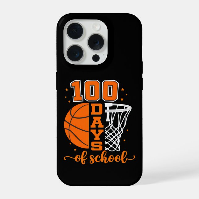 Diversão Esportiva de Basquete de 100 Dias de Esco (Verso)