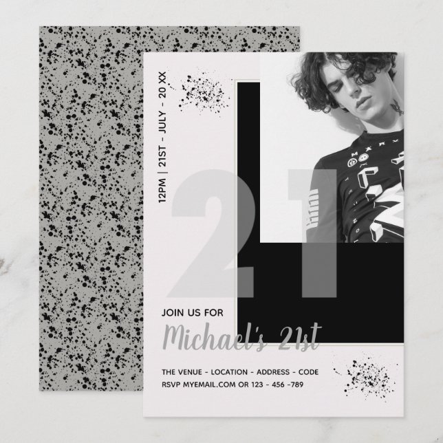 Diversão Moderna 21ruas | Convite à apresentação d (Frente/Verso)