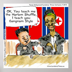 Diversão na Coreia do Norte Engraçado Poster