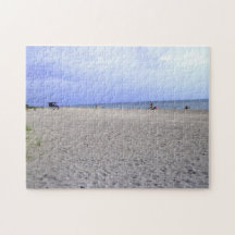 Diversão Na Quebra-cabeça Da Praia