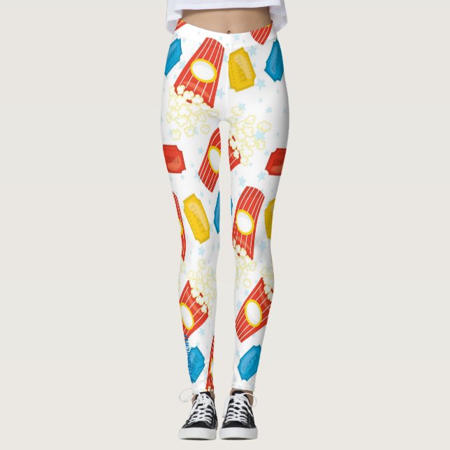 Diversão no Carnaval: Leggings com Impressão de Pi (Frente)