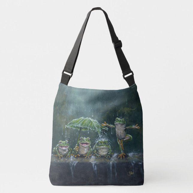""Diversão Obrigatória" Tote ou Crossbody (Frente)