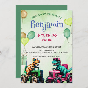 Diversão para rex de balões de caminhões de trator