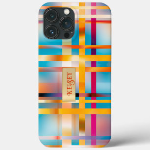 Diversão Personalizada de Xadrez Colorida Verão