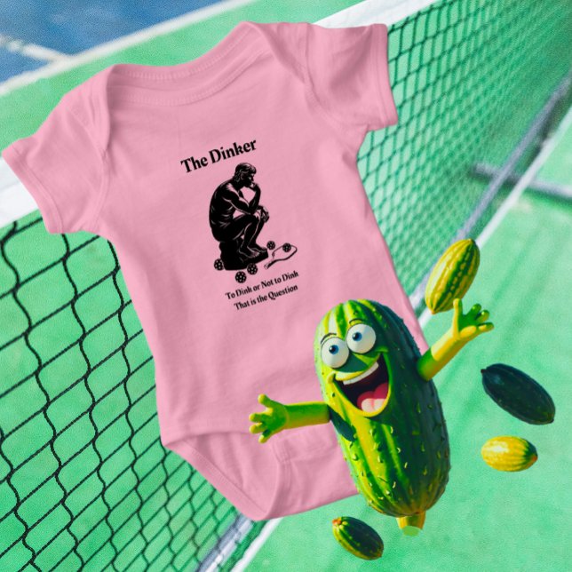 Diversão Retro A Camisa Do T-Shirt Do Pickleball D (Don't forget your baby Dinkers!)