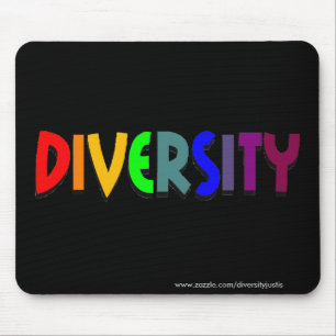 Diversidade (arco-íris) Mousepad (estilo