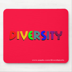 Diversidade (arco-íris) Mousepad (estilo vertical