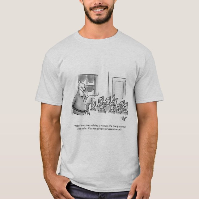 Diversidade Engraçada Camiseta Humor (Frente)