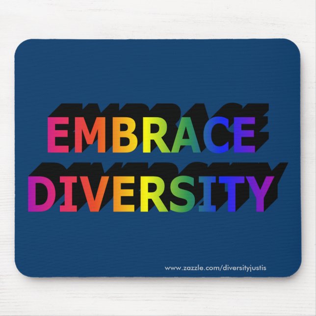 Diversidade Mousepad do abraço (Frente)