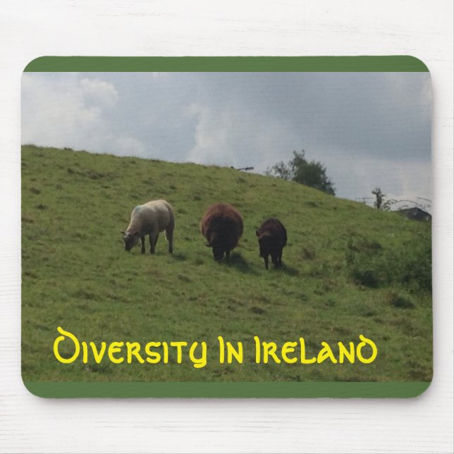Diversidade no irlandês de Ireland Mousepad (Frente)