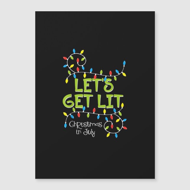 Divertidas Luzes de Natal Let's Get Lit (Frente)
